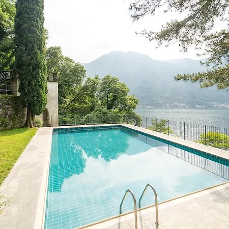 Lakefront With A View, Parking And Swimming Pool Апартаменты Нессо